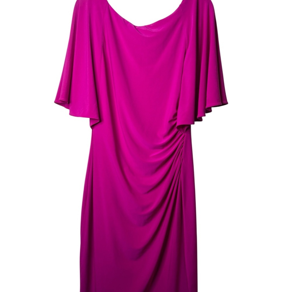Ralph Lauren Fuchsia Asymmetrical Dress